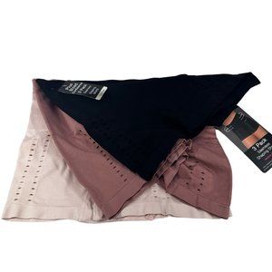 Lot Of 3 Bebe Women's Size 1X Panty Short Shaping Seamless Medium Control New